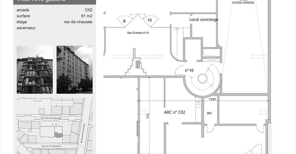 Espace de vente au 10, rue des Plantaporrêts, 1205 Genève – Photo 2 sur 3