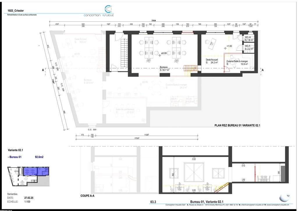 Büro an Rue du Mont 6, 1023 Crissier – Bild 4 von 4