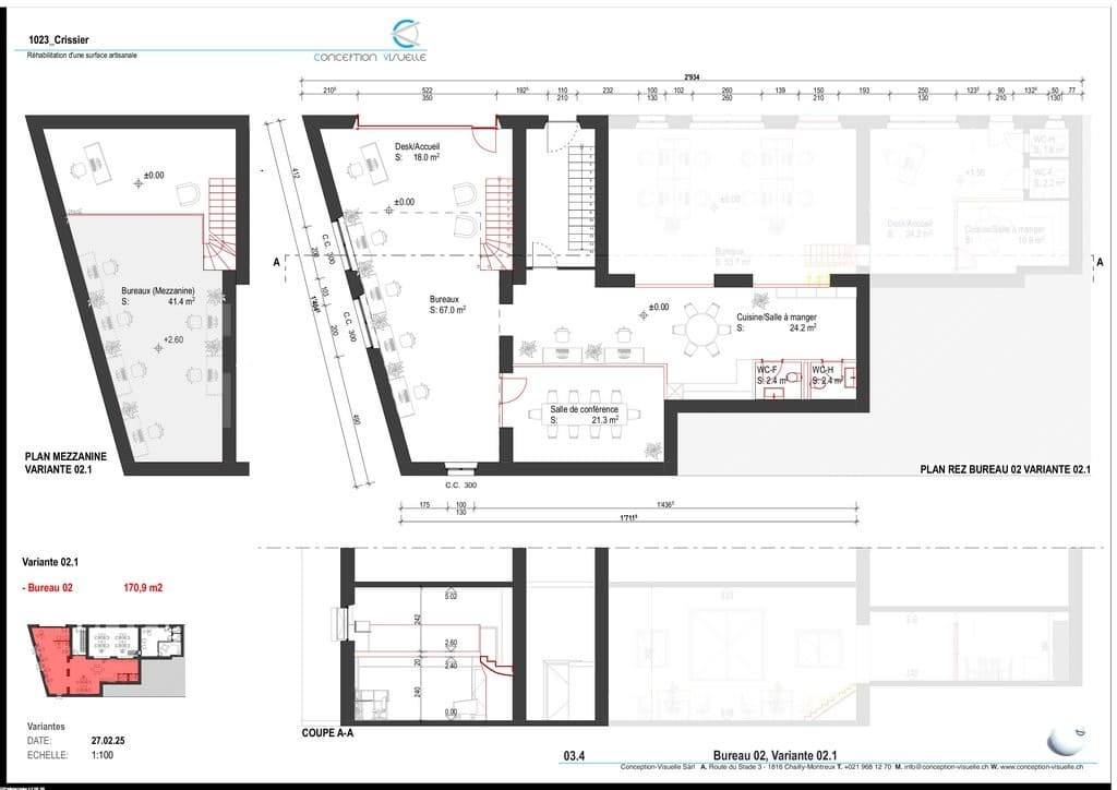 Büro an Rue du Mont 6, 1023 Crissier – Bild 5 von 5
