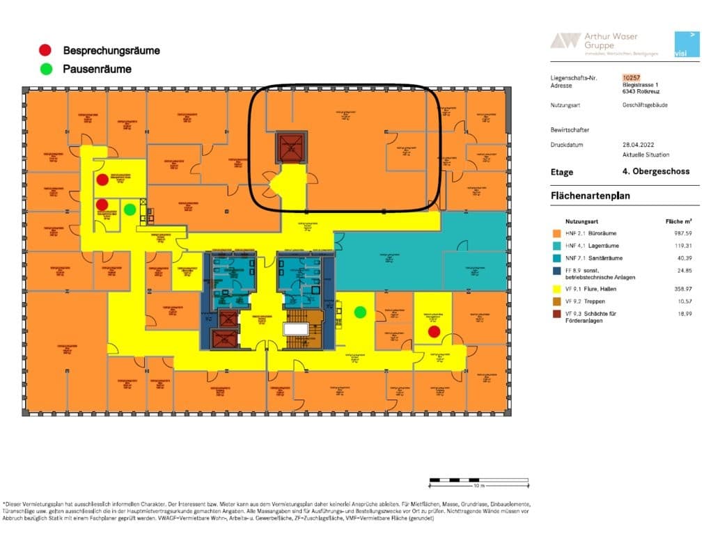 Büro an Blegistrasse 1, 6343 Rotkreuz – Bild 3 von 3