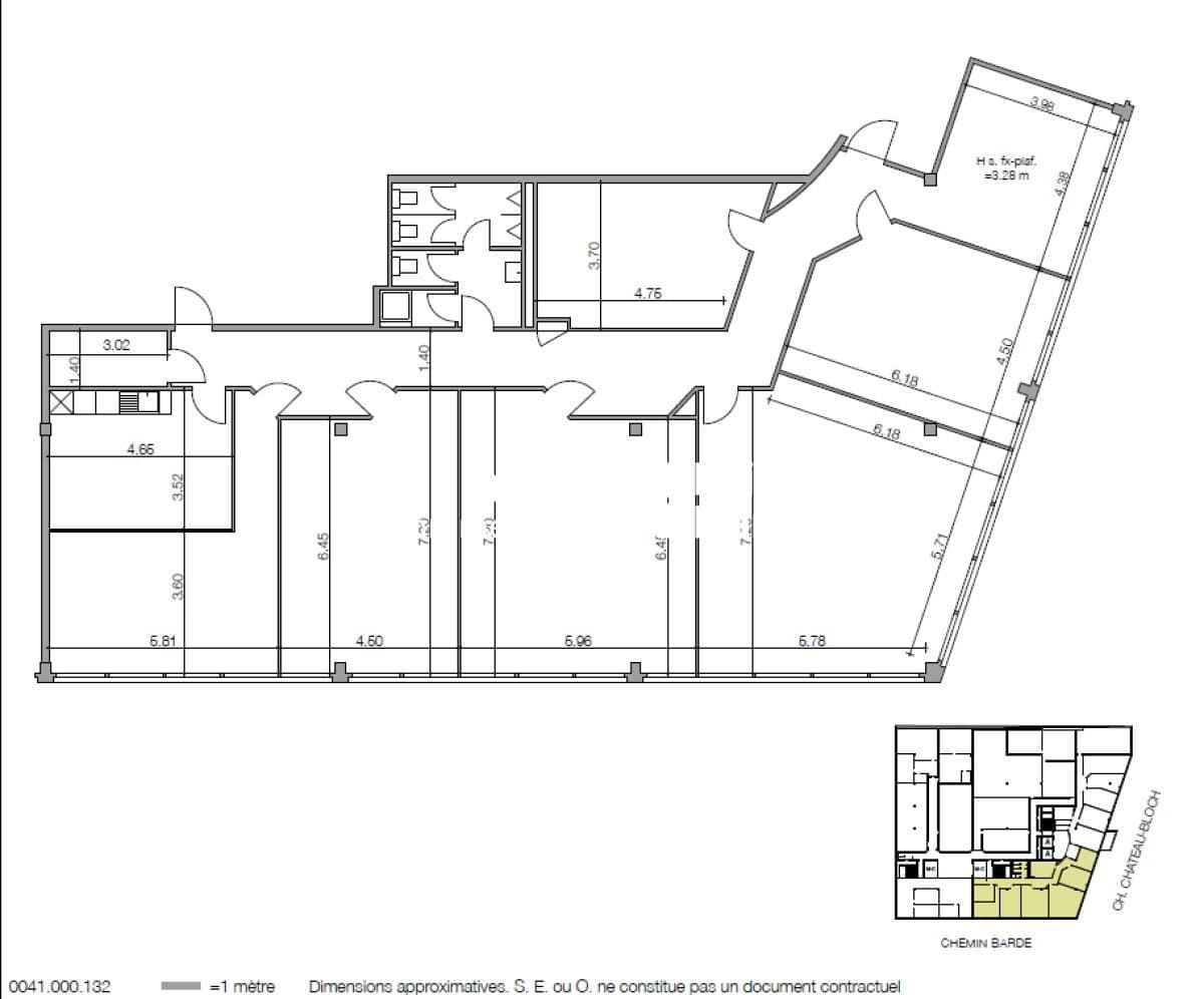 Büro an Chemin du Château Bloch 10, 1219 Vernier – Bild 4 von 4