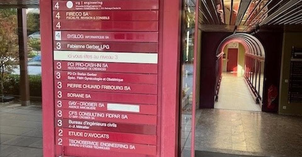 Büro an Route de Beaumont 20, 1700 Freiburg – Bild 3 von 14