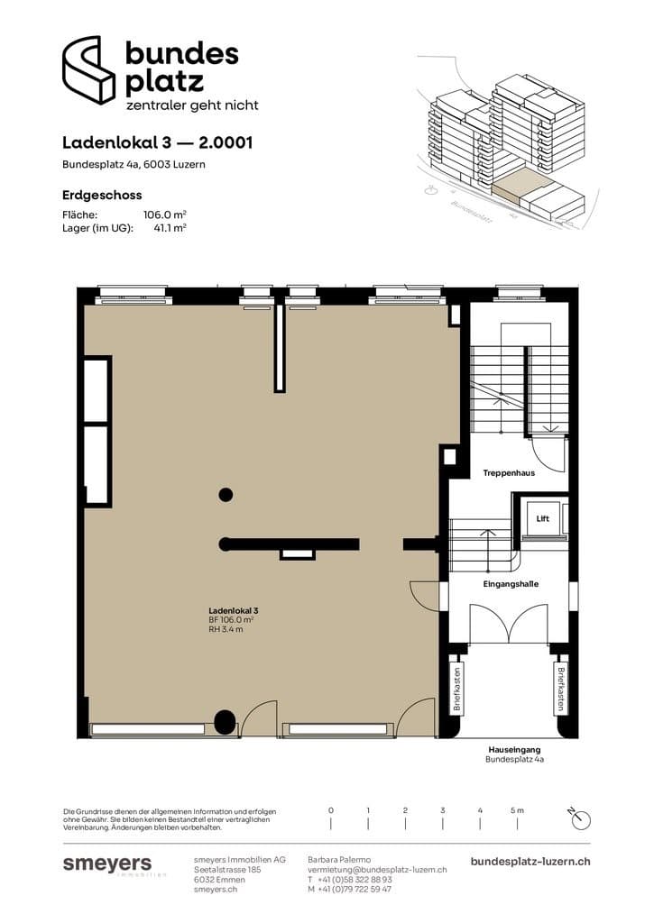 Retail Space at Bundesplatz 4a, 6003 Lucerne – Photo 2 of 4