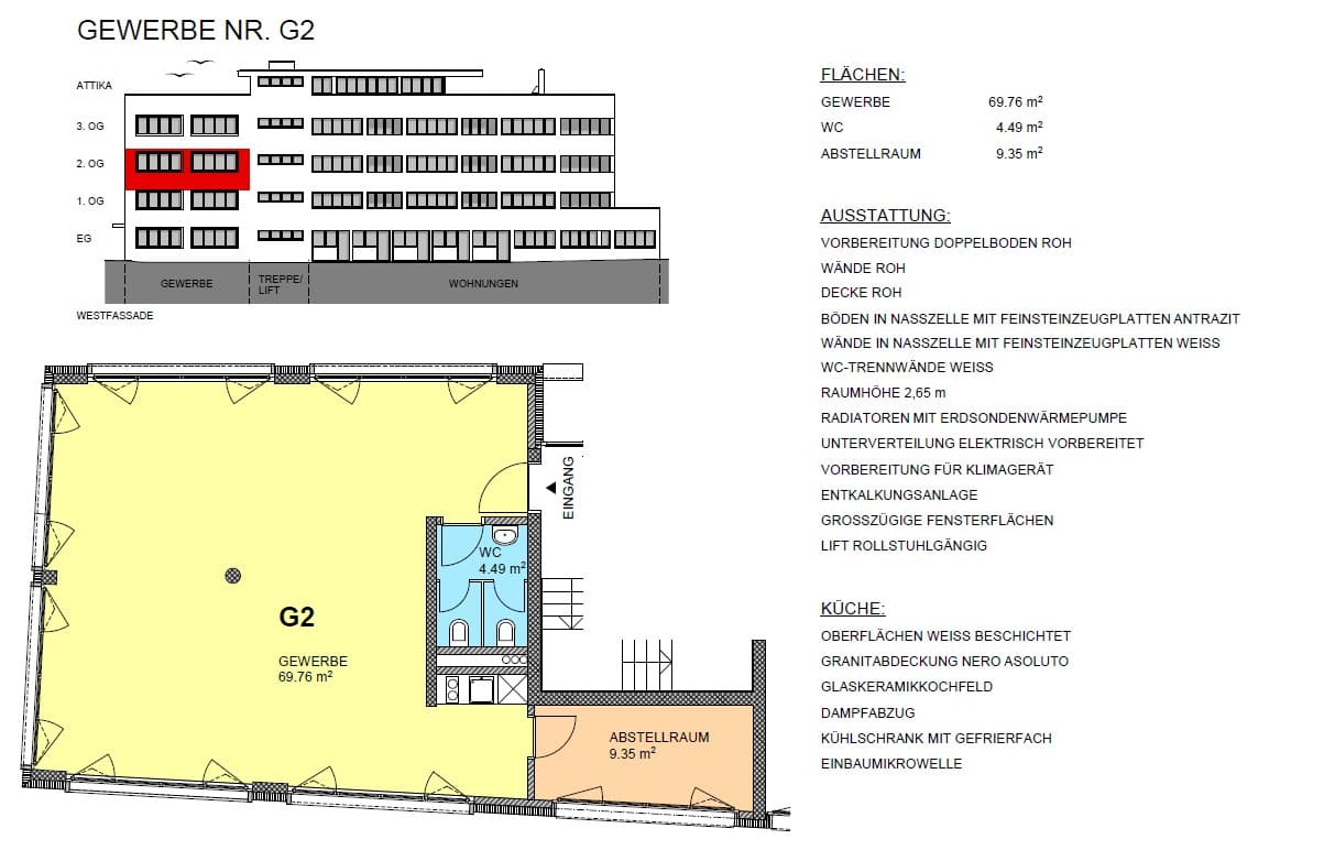 Espace commercial au Wiesenstrasse 2, 5000 Aarau – Photo 3 sur 5