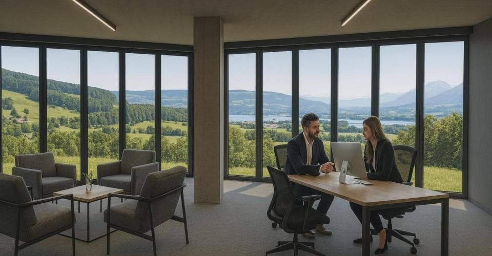 Büro an Route du Villars d'Avry 11, 1645 Le Bry – Bild 4 von 7