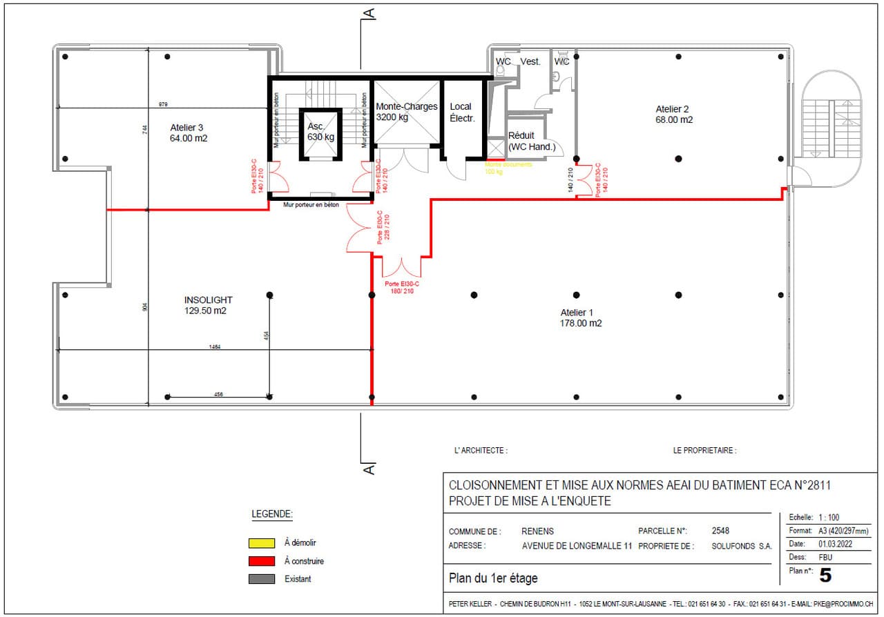 Büro an Avenue de Longemalle 11, 1020 Renens VD – Bild 3 von 5