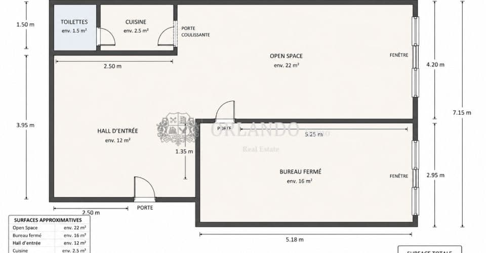 Büro in 1207 Genf, CHF 2'550 pro Monat – Bild 2 von 2