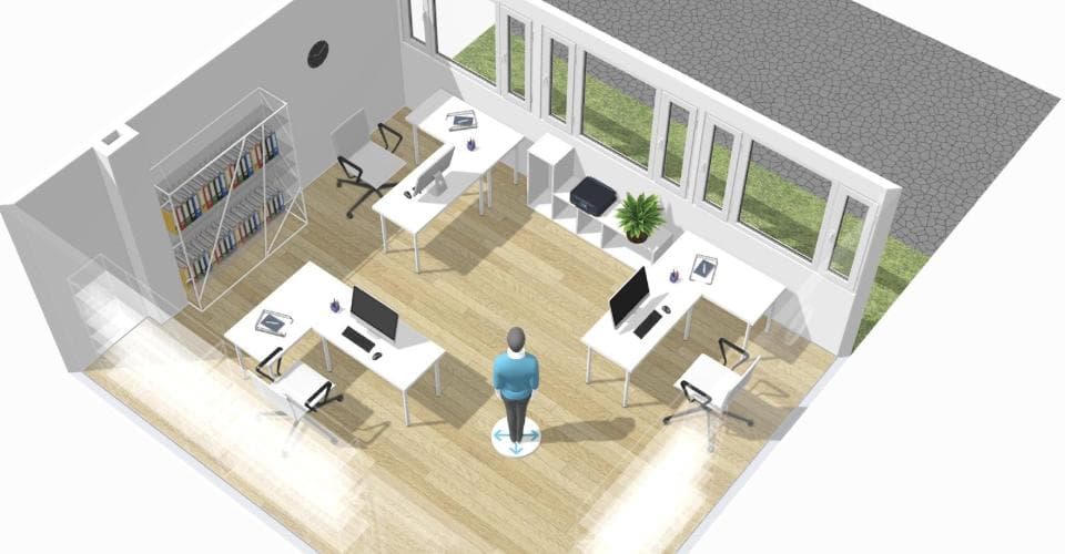 Büro an Route des Jeunes 5a, 1227 Les Acacias
