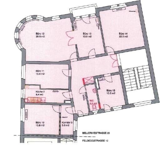 Büro an Bellerivestrasse 20, 8008 Zürich – Bild 2 von 11