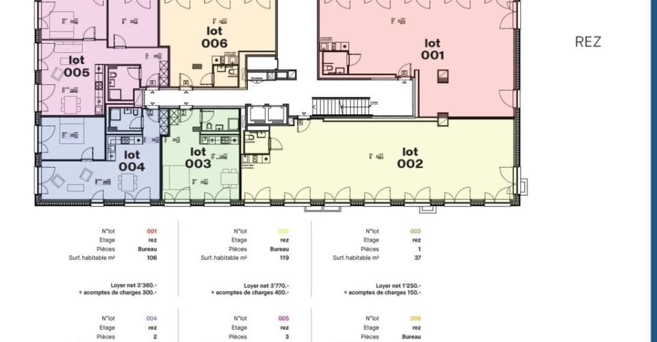 Büro an Chemin des Charmettes 7, 1003 Lausanne – Bild 4 von 5