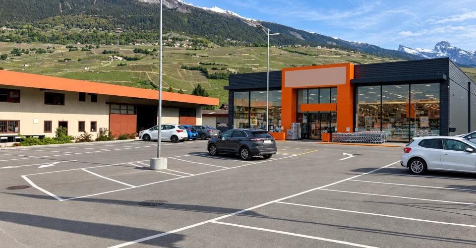 Espace commercial au Route Cantonale 7a, 1964 Conthey