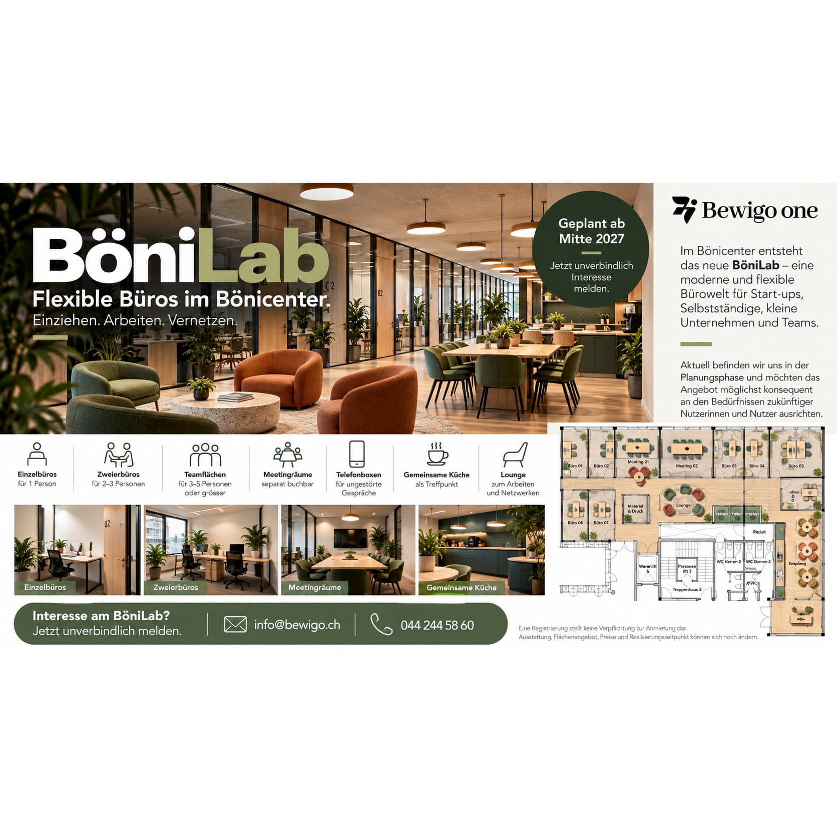 Coworking an Bönirainstrasse 4, 8800 Thalwil