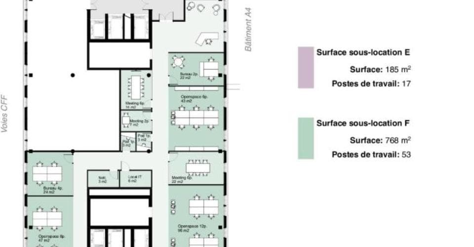 Büro an Chemin de l'Etang 61, 1214 Vernier – Bild 4 von 11