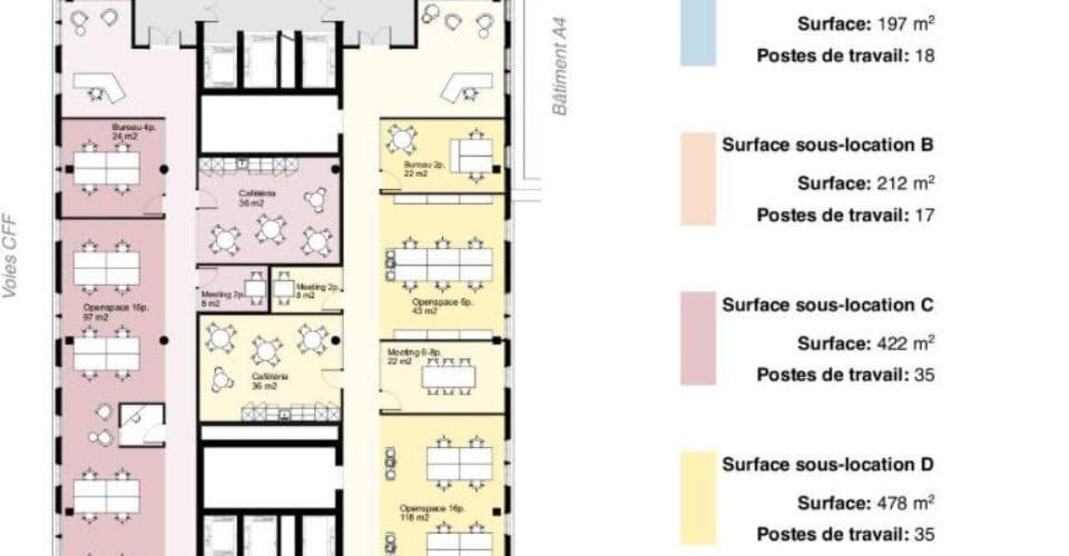 Büro an Chemin de l'Etang 61, 1214 Vernier – Bild 3 von 11