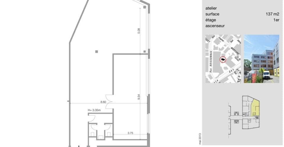 Office at Rue Eugène-Marziano 17A, 1227 Les Acacias – Photo 2 of 3