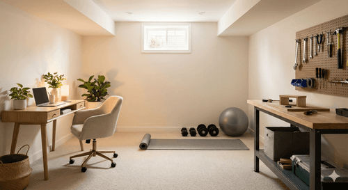 How may a hobby room be used?