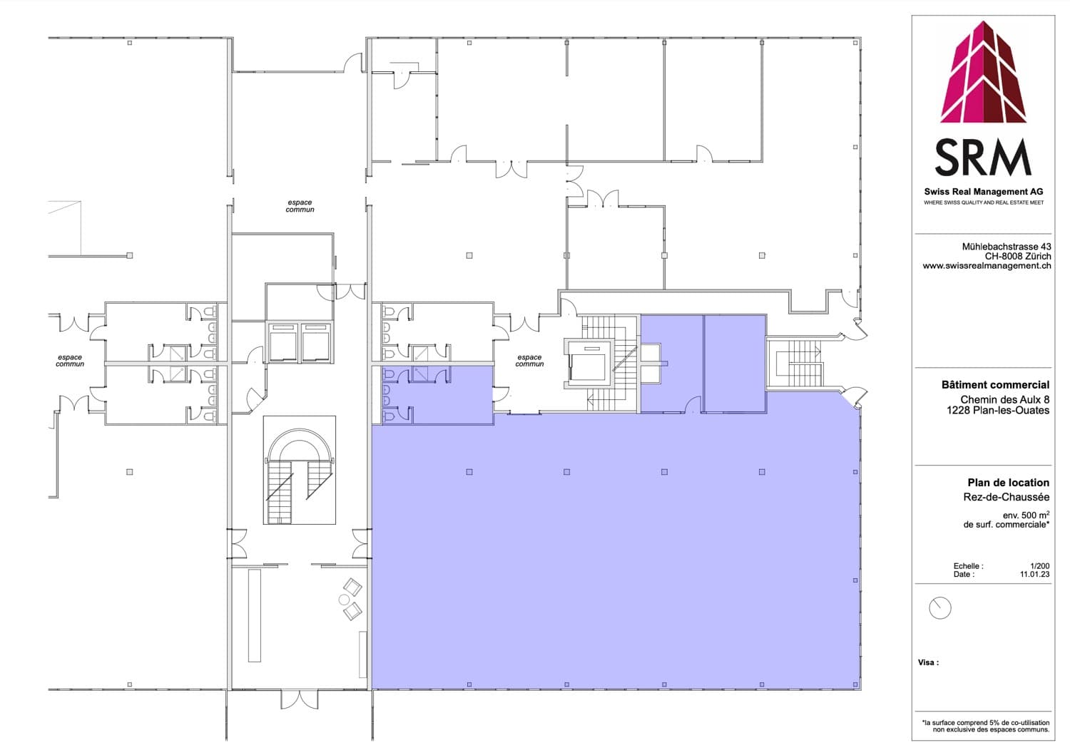 Büro an Chemin des Aulx 8, 1228 Plan-les-Ouates