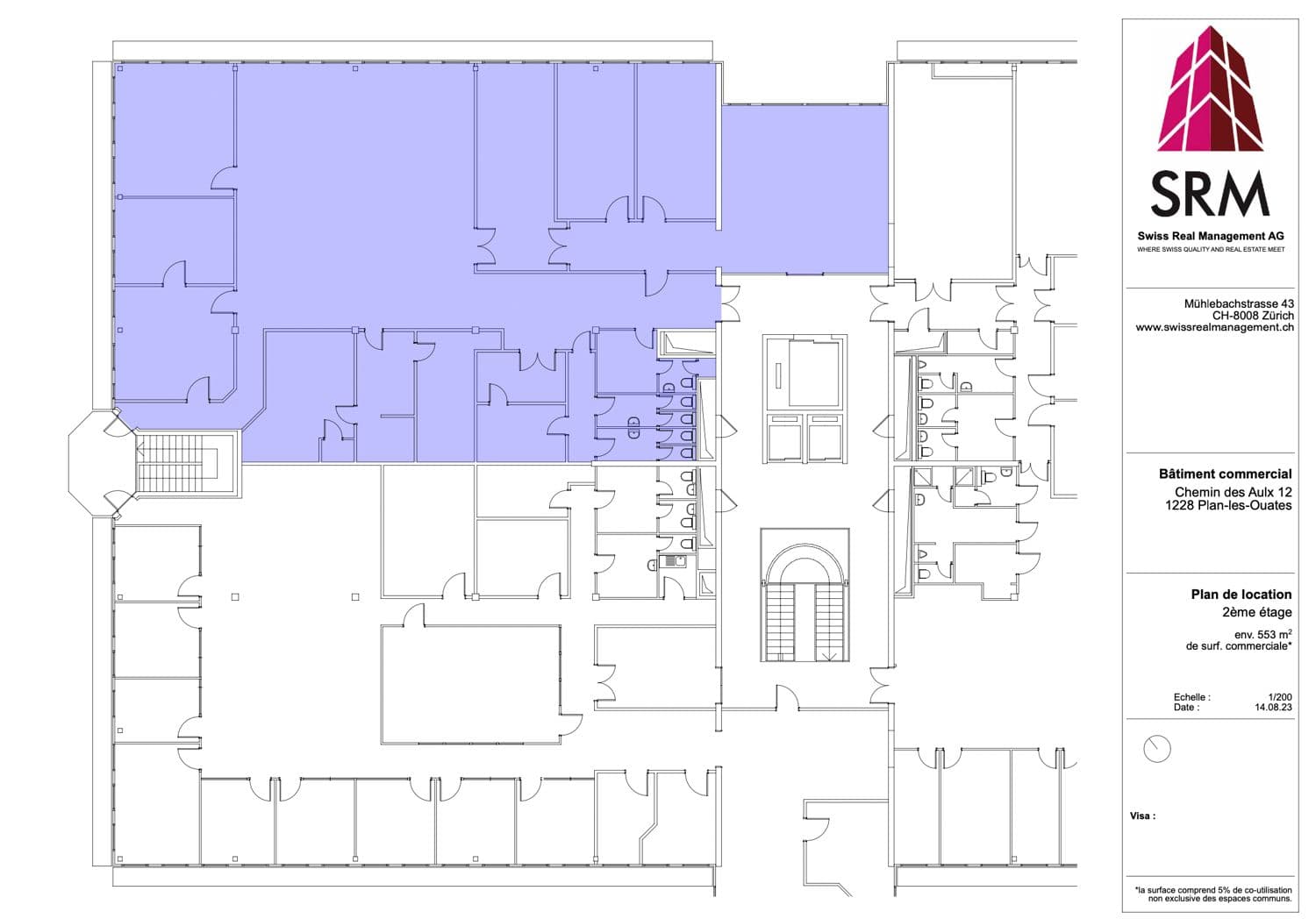 Büro an Chemin des Aulx 12, 1228 Plan-les-Ouates