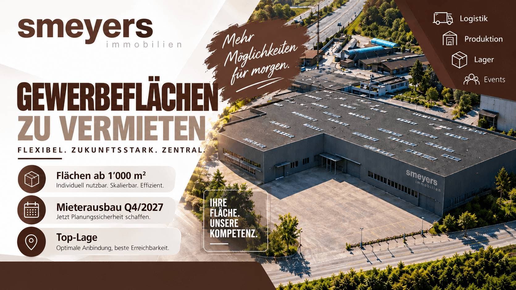Gewerbe in 6331 Hünenberg, 10822m²